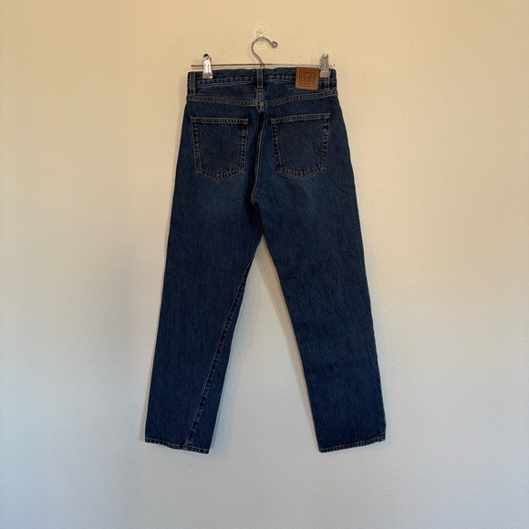 TOTEME Size 25 Twisted Seam Denim Dark Blue Jeans - Picture 6 of 9